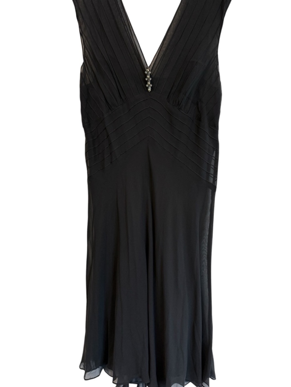 Jones New York Black Jeweled Cocktail Dress NWT Size 12